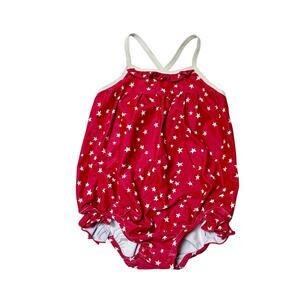 SweetHoney One Piece Red Stars Swimsuit 3T